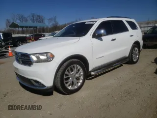 2014 Dodge Durango Citadel z VIN 1C4RDHEG2EC551441, wystawiony jako Copart lot #46660335 z przebiegiem 176 313 mil mil oraz Czysty tytuł • Clean title. Historia ofert i sprzedaży dostępna na DreamBid. Obrazek 1.