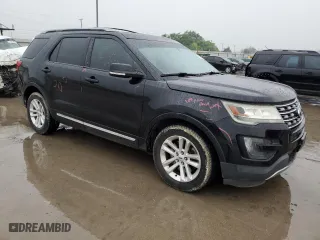 2016 Ford Explorer XLT with VIN 1FM5K7D88GGB51464, listed as a Copart auction lot 51342845 with 185,373 mi miles and Salvage Title. Bid and sale history available at carsss.com. Image 4.