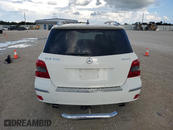 2010 Mercedes-Benz GLK 350 with VIN WDCGG8HBXAF256959, listed as a Copart auction lot 73790734 with 13,072 mi miles and Salvage Title. Bid and sale history available at DreamBid. Image 6.