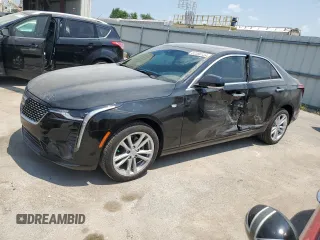 2024 Cadillac CT4 Luxury with VIN 1G6DK5RK5R0131924, listed as a Copart auction lot 62396134 with 394 mi miles and Salvage Title. Bid and sale history available at carsss.com. Image 1.