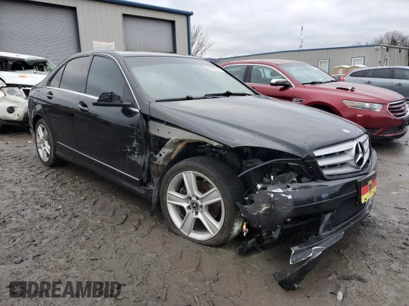 2011 Mercedes-Benz C 300 Sport with VIN WDDGF8BB6BR159832, listed as a Copart auction lot 85197364 with 117,975 mi miles and Salvage title. Bid and sale history available at DreamBid. Image 4.