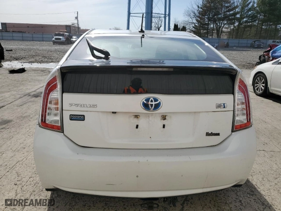 2013 Toyota Prius One with VIN JTDKN3DU0D1646938, listed as a Copart auction lot 51542735 with 368,317 mi miles and Clean Title. Bid and sale history available at carsss.com. Image 6.