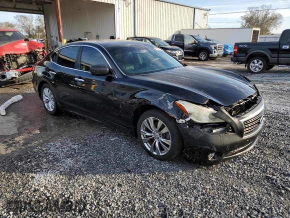 2011 Infiniti M37 with VIN JN1BY1AP0BM326172, listed as a Copart auction lot 86493184 with 175,156 mi miles and Salvage Title. Bid and sale history available at carsss.com. Image 4.