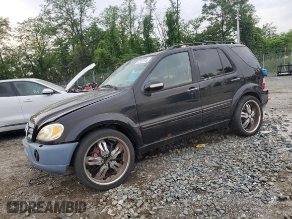 2002 Mercedes-Benz M AMG z VIN 4JGAB74E62A343045, wystawiony jako Copart lot #57131115 z przebiegiem 178 894 mil mil oraz Czysty tytuł • Clean title. Historia ofert i sprzedaży dostępna na DreamBid. Obrazek 1.