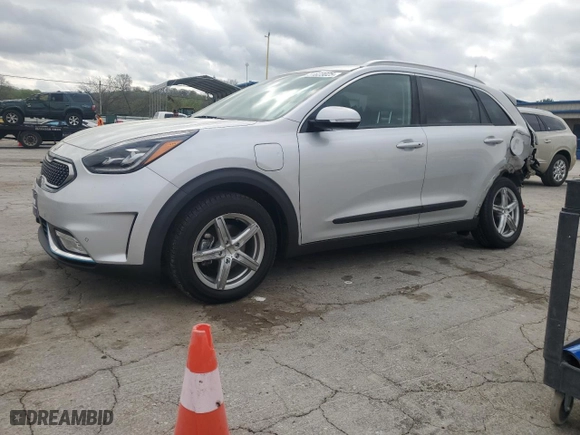 2019 Kia Niro Plug-In Hybrid EX Premium with VIN KNDCC3LD2K5344746, listed as a Copart auction lot 51823025 with 60,517 mi miles and Salvage Title. Bid and sale history available at carsss.com. Image 1.