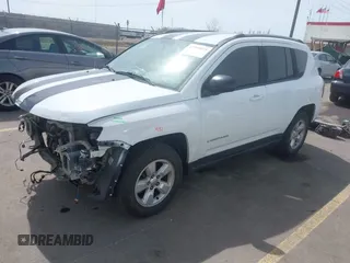 2016 Jeep Compass Sport with VIN 1C4NJCBA8GD718067, listed as a IAAI auction lot 41995875 with 137,677 mi miles and . Bid and sale history available at DreamBid. Image 2.