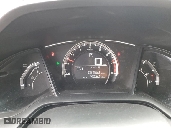 2018 Honda Civic Sedan LX with VIN 2HGFC2F5XJH513948, listed as a Copart auction lot 52811905 with 67,568 mi miles and Salvage Title. Bid and sale history available at carsss.com. Image 9.