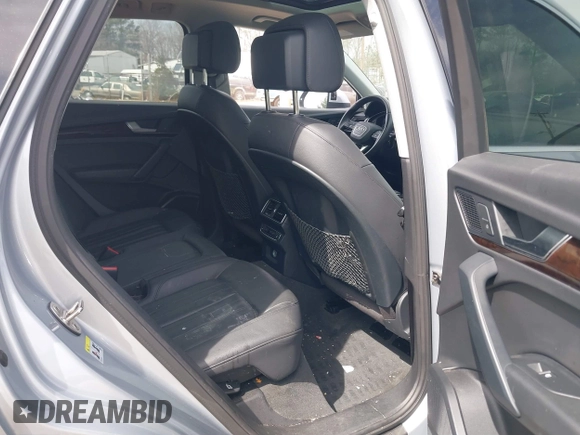 2018 Audi Q5 Premium Plus with VIN WA1BNAFYXJ2235843, listed as a IAAI auction lot 41790130 with 129,282 mi miles. Bid and sale history available at carsss.com. Image 8.