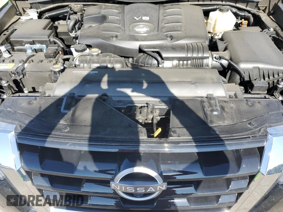 2024 Nissan Armada Platinum with VIN JN8AY2DB9R9853224, listed as a Copart auction lot 43420655 with 17,707 mi miles and Salvage Title. Bid and sale history available at carsss.com. Image 12.