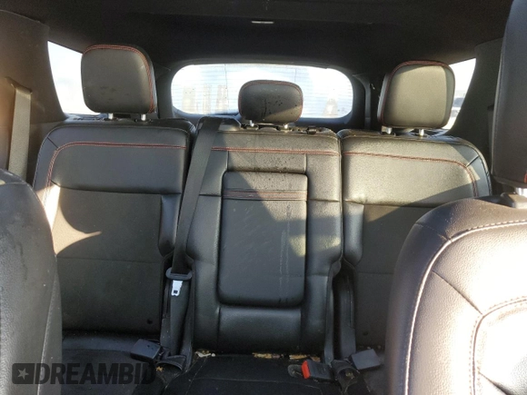 2022 Ford Explorer ST-Line with VIN 1FMSK8KH4NGB21791, listed as a Copart auction lot 88979105 with 48,951 mi miles and Salvage Title. Bid and sale history available at carsss.com. Image 10.