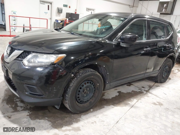 2016 Nissan Rogue SV with VIN KNMAT2MV4GP683951, listed as a IAAI auction lot 41735510 with 189,330 mi miles. Bid and sale history available at carsss.com. Image 17.