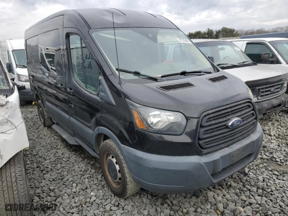2015 Ford Transit Cargo Van with VIN 1FTYR2CM5FKA73574, listed as a Copart auction lot 88373155 with 231,278 mi miles and Salvage Title. Bid and sale history available at carsss.com. Image 4.