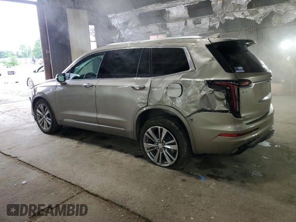 2023 Cadillac XT6 AWD Premium Luxury with VIN 1GYKPDRS7PZ193313, listed as a Copart auction lot 65376924 with 17,848 mi miles and Salvage Title. Bid and sale history available at carsss.com. Image 2.