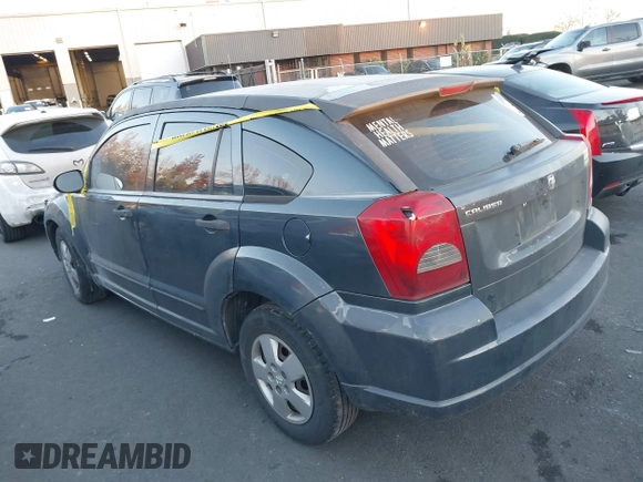2007 Dodge Caliber with VIN 1B3HB28B87D269723, listed as a IAAI auction lot 41383626 with Not Provided miles and . Bid and sale history available at DreamBid. Image 3.
