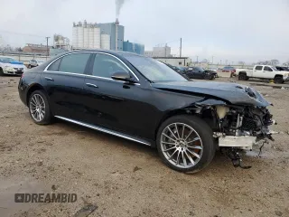 2024 Mercedes-Benz S 580e z VIN W1K6G6KB8RA276723, wystawiony jako Copart lot #86492054 z przebiegiem 5319 mil mil oraz Szkody całkowita. Historia ofert i sprzedaży dostępna na DreamBid. Obrazek 4.