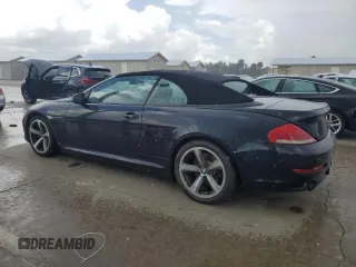 2010 BMW 6 Series 650i with VIN WBAEB5C56AC225217, listed as a Copart auction lot 74073014 with 0 mi miles and Salvage Title. Bid and sale history available at carsss.com. Image 2.
