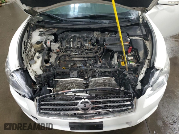 2010 Nissan Maxima SV with VIN 1N4AA5AP3AC861818, listed as a Copart auction lot 60893845 with 164,817 mi miles and Salvage title. Bid and sale history available at DreamBid. Image 11.