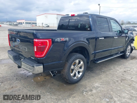 2021 Ford F-150 XL with VIN 1FTEW1EP0MFB77053, listed as a IAAI auction lot 41738348 with 39,752 mi miles. Bid and sale history available at carsss.com. Image 4.