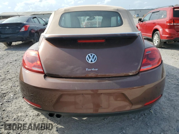 2016 Volkswagen Beetle S with VIN 3VW517AT4GM823250, listed as a Copart auction lot 51788835 with 82,240 mi miles and Salvage Title. Bid and sale history available at DreamBid. Image 6.