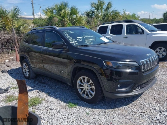 2019 Jeep Cherokee Latitude with VIN 1C4PJLCX8KD120601, listed as a IAAI auction lot 41940371 with 74,883 mi miles. Bid and sale history available at carsss.com. Image 1.