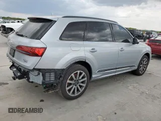 2024 Audi Q7 Premium Plus with VIN WA1LCBF74RD003777, listed as a Copart auction lot 48144115 with 13,659 mi miles and Salvage title. Bid and sale history available at DreamBid. Image 3.