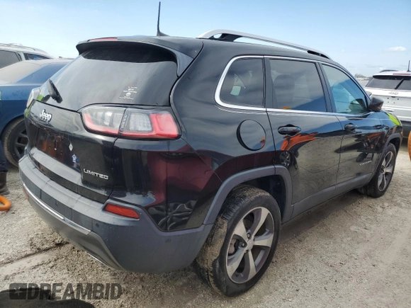 2019 Jeep Cherokee Limited with VIN 1C4PJLDN6KD264094, listed as a Copart auction lot 74989774 with Not Provided miles and Non Repairable. Bid and sale history available at DreamBid. Image 3.