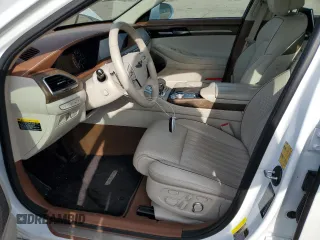2020 Genesis G90 5.0L Ultimate with VIN KMTF54PHXLU078198, listed as a Copart auction lot 87916815 with 34,510 mi miles and Salvage Title. Bid and sale history available at carsss.com. Image 7.