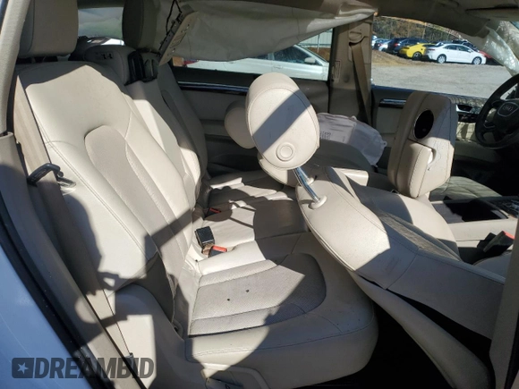 2012 Audi Q7 3.0T S line with VIN WA1DGAFE2CD001843, listed as a Copart auction lot 83476184 with 0 mi miles and Salvage Title. Bid and sale history available at carsss.com. Image 11.