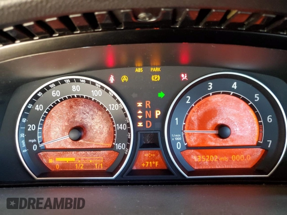 2004 BMW 7 Series 745i with VIN WBAGL63434DP72026, listed as a Copart auction lot 50003505 with 135,202 mi miles and Salvage Title. Bid and sale history available at DreamBid. Image 9.