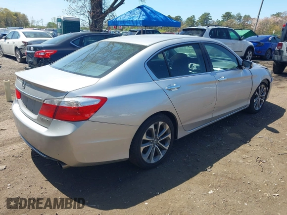 2015 Honda Accord Sport with VIN 1HGCR2F52FA029201, listed as a IAAI auction lot 42135014 with 203,855 mi miles and . Bid and sale history available at DreamBid. Image 4.