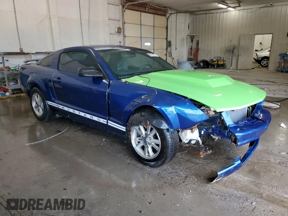2006 Ford Mustang Standard with VIN 1ZVFT80N265167528, listed as a Copart auction lot 60331595 with 144,609 mi miles and Salvage title. Bid and sale history available at DreamBid. Image 4.