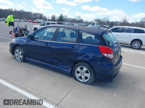 2003 Toyota Matrix Std with VIN 2T1KR32E33C079165, listed as a IAAI auction lot 39018444 with 0 mi miles. Bid and sale history available at carsss.com. Image 3.