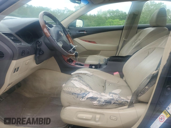 2007 Lexus ES 350 with VIN JTHBJ46G972133791, listed as a Copart auction lot 54972925 with 124,334 mi miles and Clean Title. Bid and sale history available at carsss.com. Image 7.