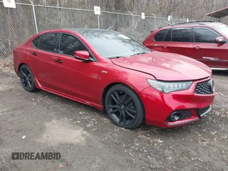 2020 Acura TLX Advance with VIN 19UUB3F80LY000159, listed as a IAAI auction lot 41677292 with 17,113 mi miles and . Bid and sale history available at DreamBid. Image 1.