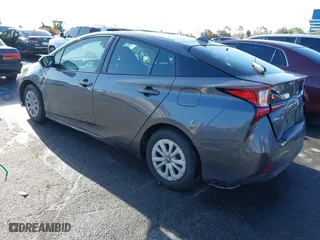 2019 Toyota Prius L Eco with VIN JTDKARFU8K3099401, listed as a IAAI auction lot 41939253 with 47,760 mi miles. Bid and sale history available at carsss.com. Image 3.
