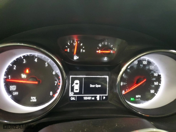 2018 Buick Regal Sportback Preferred with VIN W04GL6SX7J1122668, listed as a Copart auction lot 86553714 with 100,491 mi miles and Salvage Title. Bid and sale history available at carsss.com. Image 9.