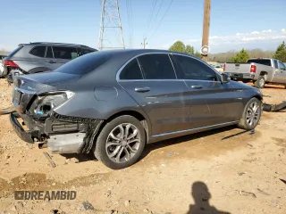 2017 Mercedes-Benz C 300 with VIN 55SWF4KB1HU208656, listed as a Copart auction lot 50159845 with 162,682 mi miles and Salvage title. Bid and sale history available at DreamBid. Image 3.