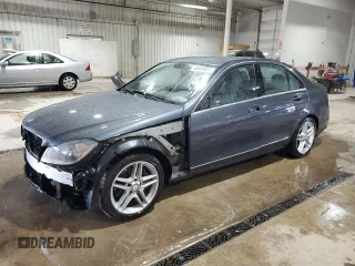 2013 Mercedes-Benz C-Class C 350 Sport with VIN WDDGF5HB0DR258610, listed as a Copart auction lot 53854925 with 180,511 mi miles and Salvage Title. Bid and sale history available at carsss.com. Image 1.