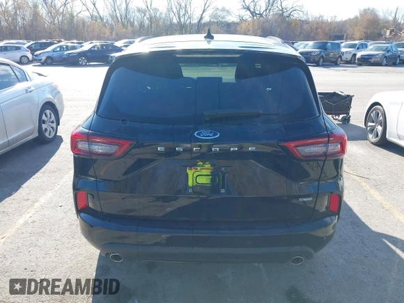 2024 Ford Escape ST-Line with VIN 1FMCU0MZ9RUA20923, listed as a IAAI auction lot 40926247 with 3,693 mi miles and . Bid and sale history available at DreamBid. Image 17.