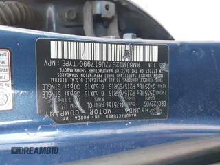 2007 Hyundai Tucson GLS with VIN KM8JM12B77U617990, listed as a IAAI auction lot 41300579 with 167,789 mi miles. Bid and sale history available at carsss.com. Image 9.