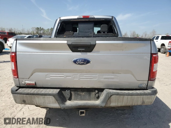 2020 Ford F-150 XL with VIN 1FTEW1E56LKE93027, listed as a Copart auction lot 48920305 with 161,133 mi miles and Salvage Title. Bid and sale history available at carsss.com. Image 6.