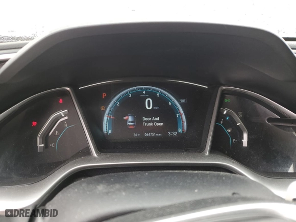 2016 Honda Civic Sedan EX with VIN 19XFC2F72GE049705, listed as a Copart auction lot 48363505 with 64,751 mi miles and Clean Title. Bid and sale history available at carsss.com. Image 9.
