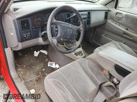 2004 Dodge Dakota Sport with VIN 1D7HG32N14S637326, listed as a Copart auction lot 55896625 with 51,693 mi miles and Clean Title. Bid and sale history available at DreamBid. Image 8.
