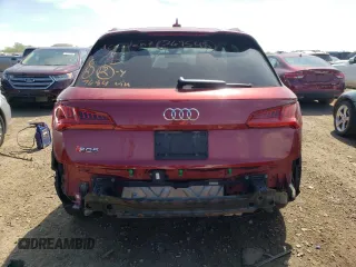 2018 Audi SQ5 Premium Plus with VIN WA1A4AFY6J2237684, listed as a Copart auction lot 52463523 with 70,270 mi miles. Bid and sale history available at carsss.com. Image 6.