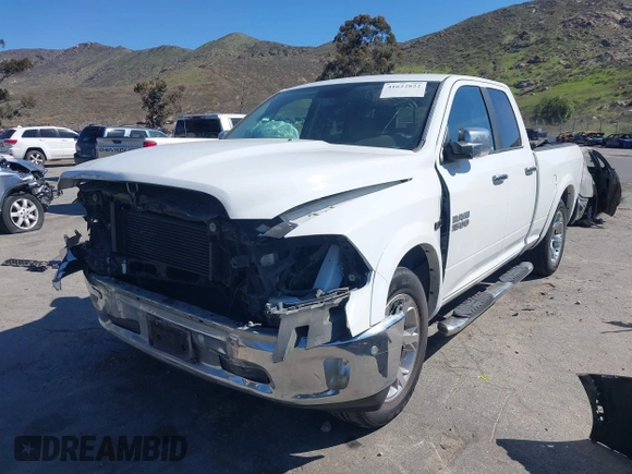 2016 Ram 1500 with VIN 1C6RR6JM0GS376625, listed as a IAAI auction lot 41622822 with 109,459 mi miles and . Bid and sale history available at DreamBid. Image 2.