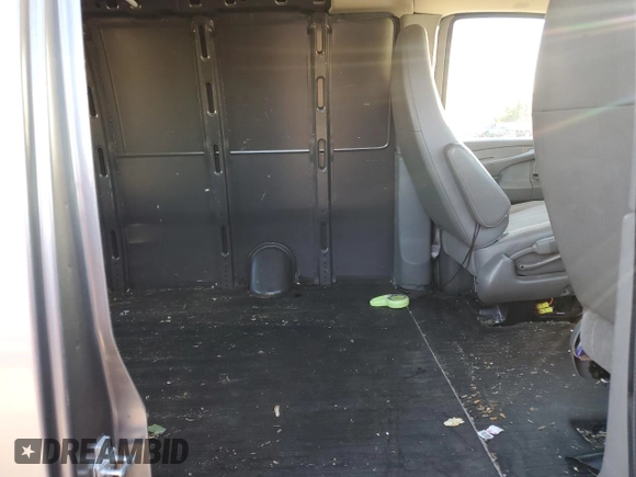 2010 Chevrolet Express Cargo Van with VIN 1GCUGADX5A1178833, listed as a Copart auction lot 80283744 with 142,960 mi miles and Salvage Title. Bid and sale history available at carsss.com. Image 11.