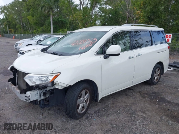2016 Nissan Quest SL with VIN JN8AE2KP3G9157799, listed as a IAAI auction lot 42007525 with 96,368 mi miles and . Bid and sale history available at DreamBid. Image 18.