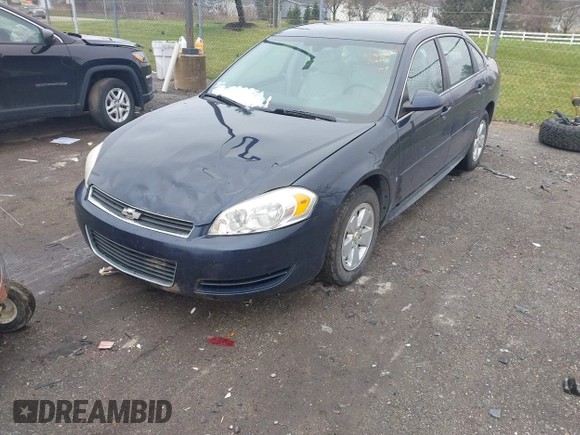 2009 Chevrolet Impala LT with VIN 2G1WT57K091161626, listed as a IAAI auction lot 41999593 with 114,366 mi miles and . Bid and sale history available at DreamBid. Image 17.