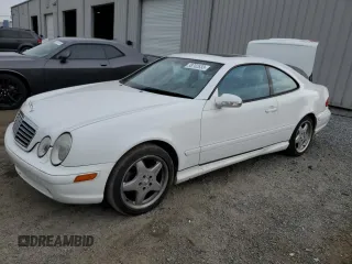 2001 Mercedes-Benz CLK 320/430 z VIN WDBLJ70GX1F185252, wystawiony jako Copart lot #38702633 z przebiegiem 117 864 mil mil oraz Szkoda całkowita • Salvage title. Historia ofert i sprzedaży dostępna na DreamBid. Obrazek 1.