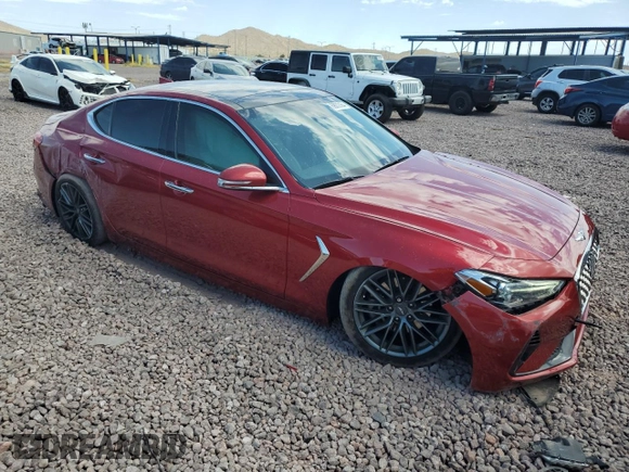 2019 Genesis G70 2.0T Advanced with VIN KMTG34LA7KU013830, listed as a Copart auction lot 69072164 with 44,913 mi miles and Salvage Title. Bid and sale history available at carsss.com. Image 4.
